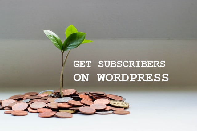 Get subscribers on Wordpress