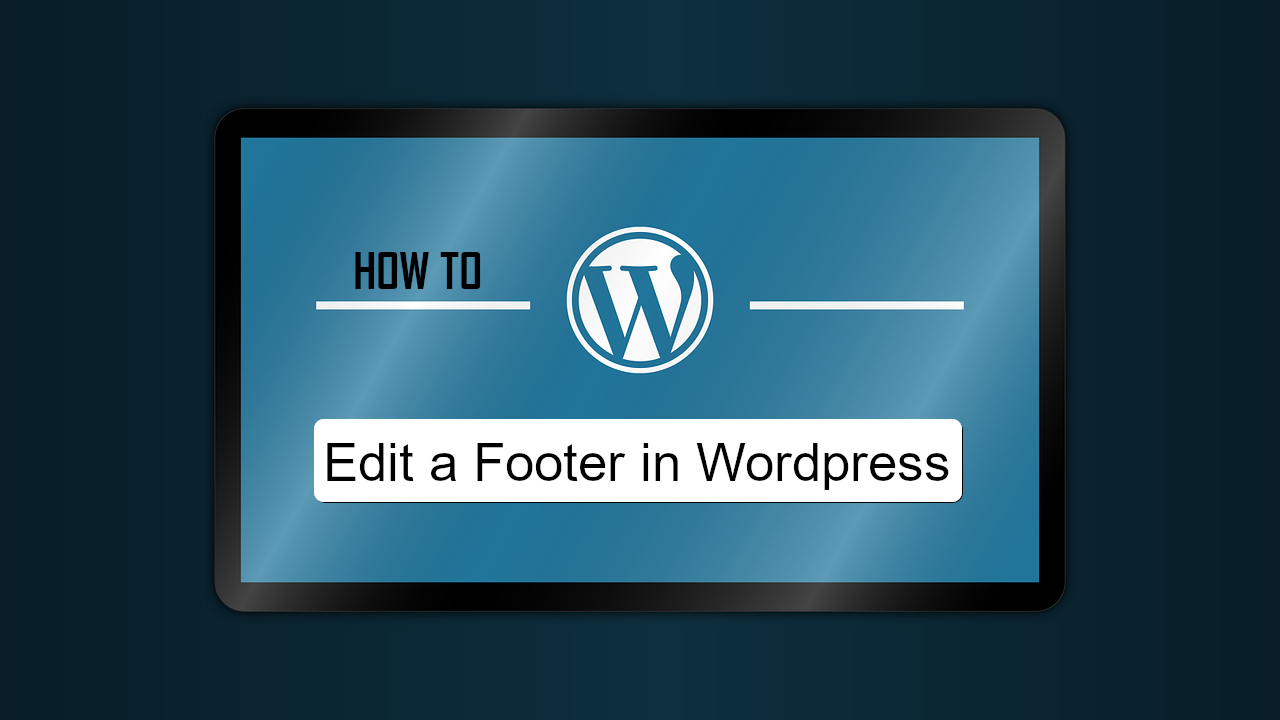 How To Edit A Footer In WordPress