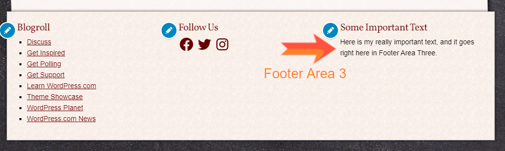 Edit WordPress Footer Footer Area 3.png